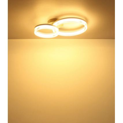 Globo - LED-kattovalaisin, 24 W, 230 V, 3000 K, 33 x 50 cm