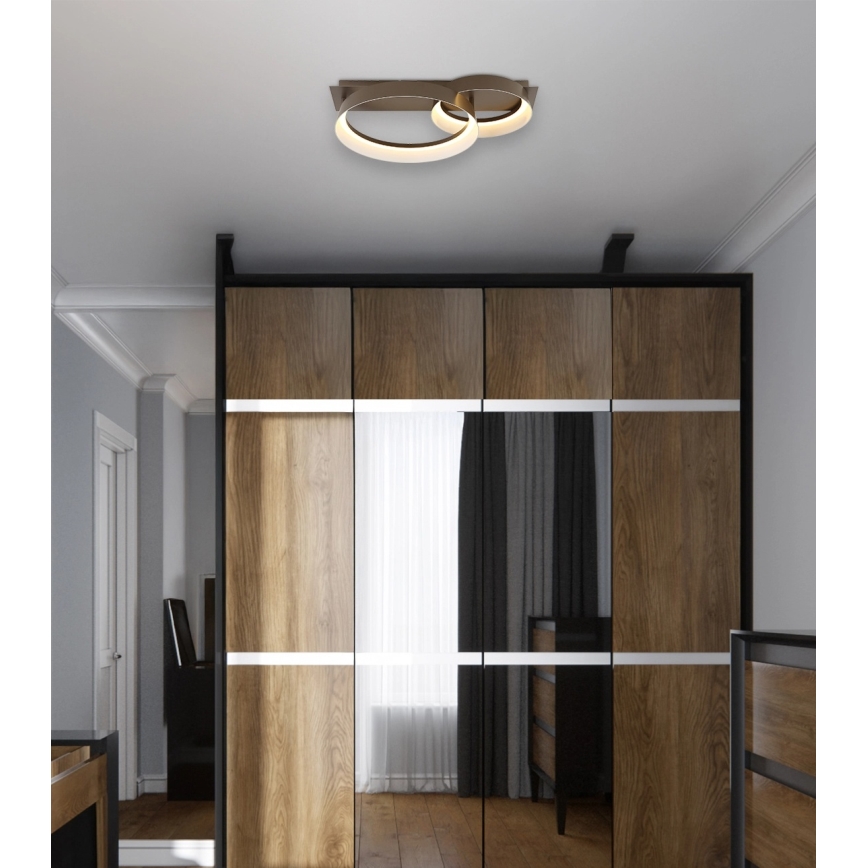 Globo - LED-kattovalaisin LED/24W/230V 3000K 50x35 cm