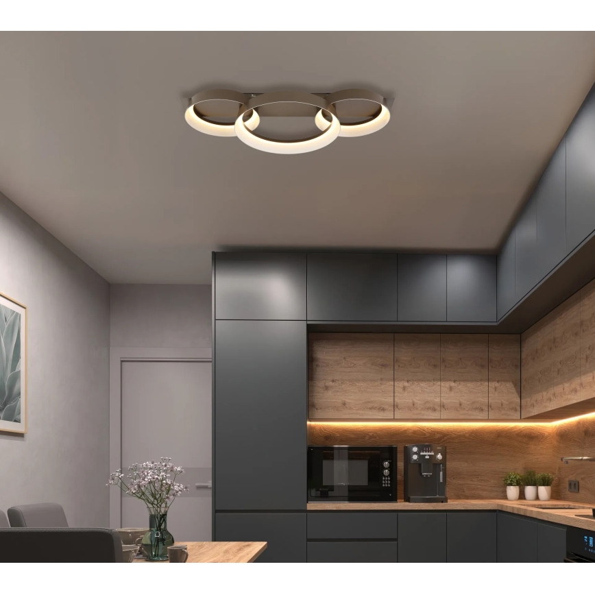 Globo - LED kattovalaisin LED/40W/230V 3000K 70x35 cm