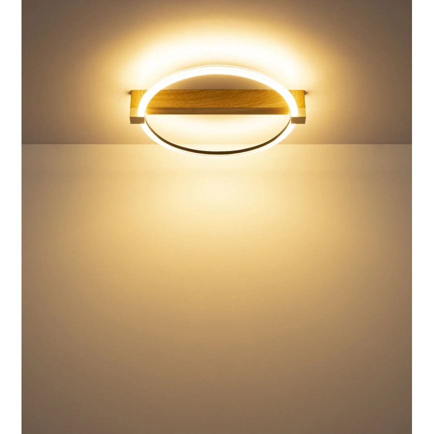 Globo - LED kattovalaisin LED/15W/230V 3000K 41,4x38 cm beige