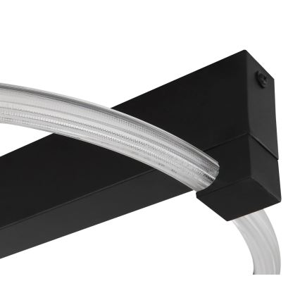 Globo - LED-kattovalaisin LED/15W/230V 3000K 41,5x38 cm musta