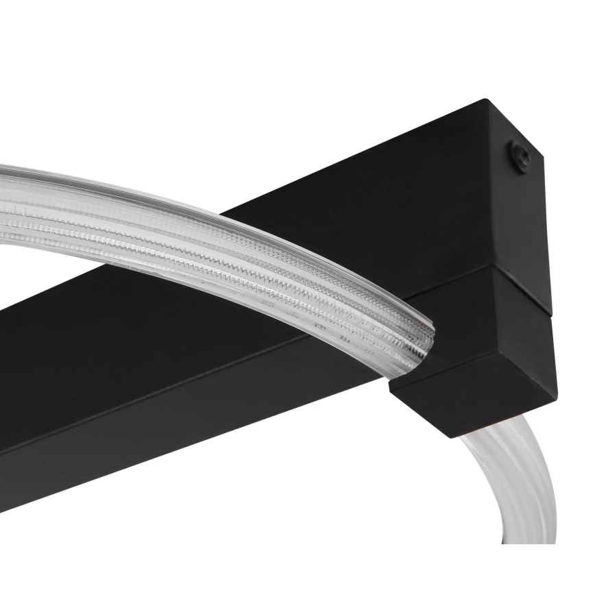 Globo - LED-kattovalaisin LED/15W/230V 3000K 41,5x38 cm musta