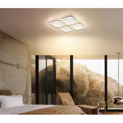 Globo - himmennettävä LED-kattovalaisin LED/55W/230V 2700-6000K 54x54 cm + kaukosäädin