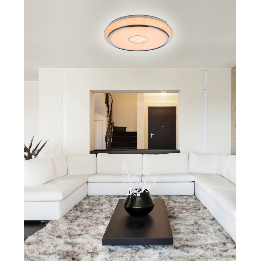 Globo - Himmennettävä LED-kattovalaisin LED/40W/230V 2700-6500K + kauko-ohjaus