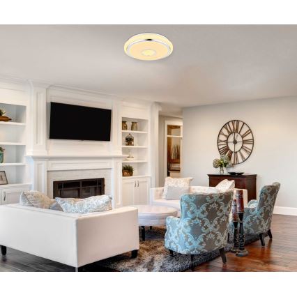 Globo - himmennettävä LED-kattovalaisin LED/40W/230V 2700-6500K + kaukosäädin