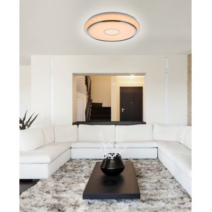 Globo - himmennettävä LED-kattovalaisin LED/40W/230V 2700-6500K + kaukosäädin