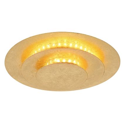 Globo - LED-kattovalaisin LED/18W/230V 3000K, halkaisija 18 cm, kultainen
