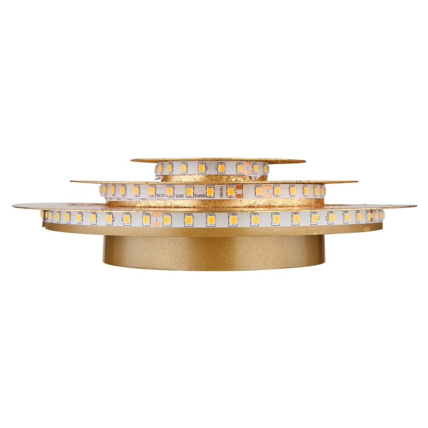 Globo - LED-kattovalaisin LED/18W/230V 3000K, halkaisija 18 cm, kultainen