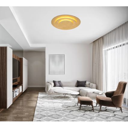 Globo - LED-kattovalaisin LED/40W/230V 3000K halkaisija 49 cm kullanvärinen