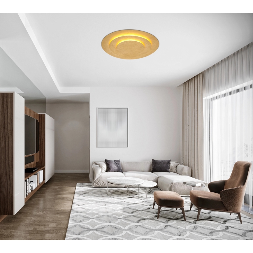 Globo - LED-kattovalaisin LED/40W/230V 3000K halkaisija 49 cm kullanvärinen