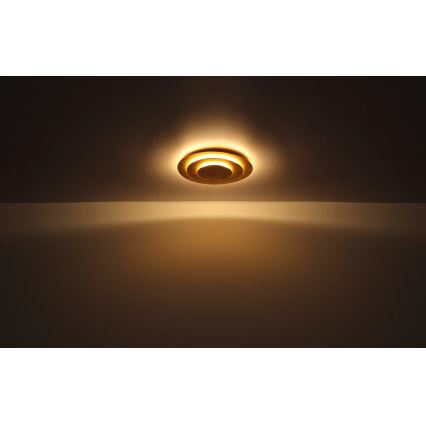 Globo - LED-kattovalaisin LED/40W/230V 3000K halkaisija 49 cm kullanvärinen
