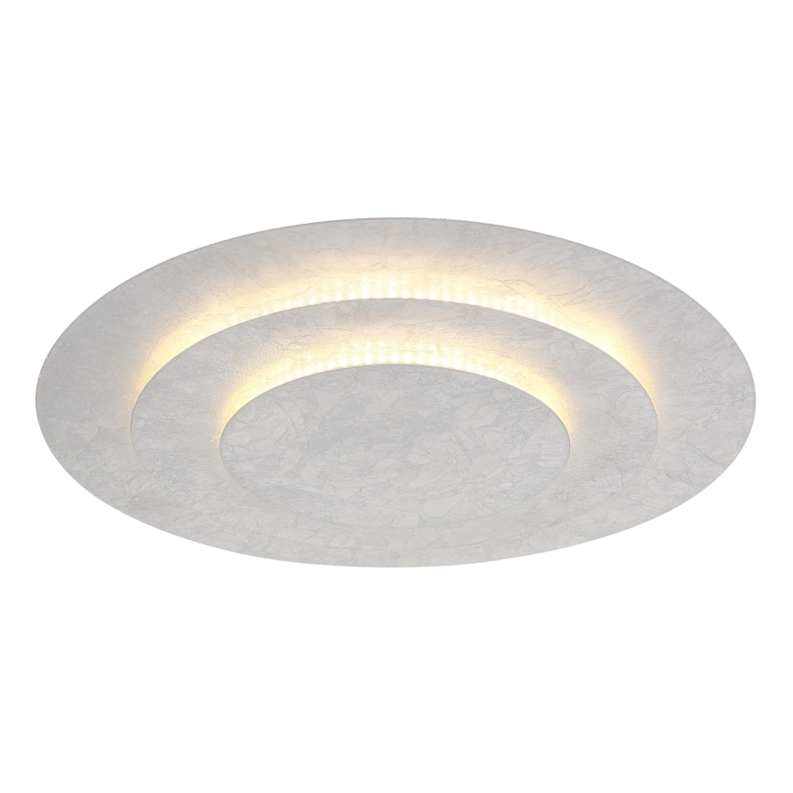 Globo - LED-kattovalaisin LED/40W/230V 3000K halkaisija 49 cm hopea