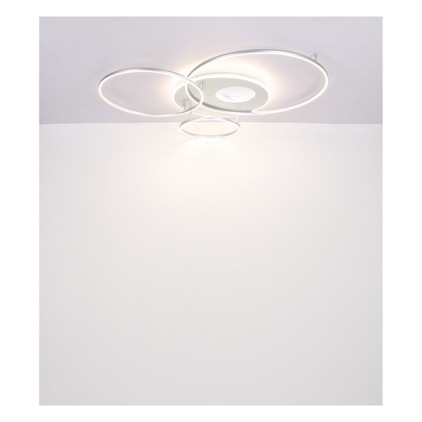 Globo - himmennettävä LED-kattovalaisin 70W/230V 2700-6500K mattakromi + kaukosäädin