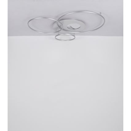 Globo - himmennettävä LED-kattovalaisin 70W/230V 2700-6500K mattakromi + kaukosäädin