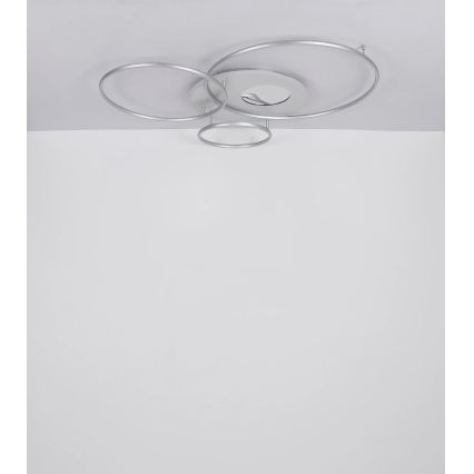 Globo - LED himmennettävä kattovalaisin LED/70W/230V 2700-6500K Wi-Fi Tuya mattakromi + kaukosäädin