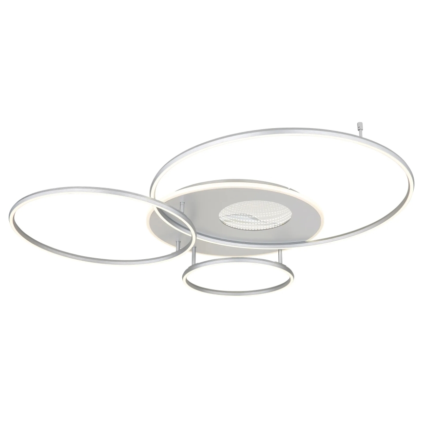 Globo - LED himmennettävä kattovalaisin LED/70W/230V 2700-6500K Wi-Fi Tuya mattakromi + kaukosäädin