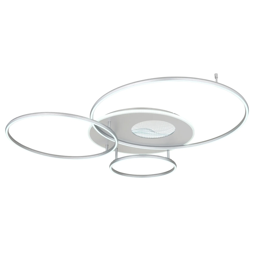 Globo - LED himmennettävä kattovalaisin LED/70W/230V 2700-6500K Wi-Fi Tuya mattakromi + kaukosäädin