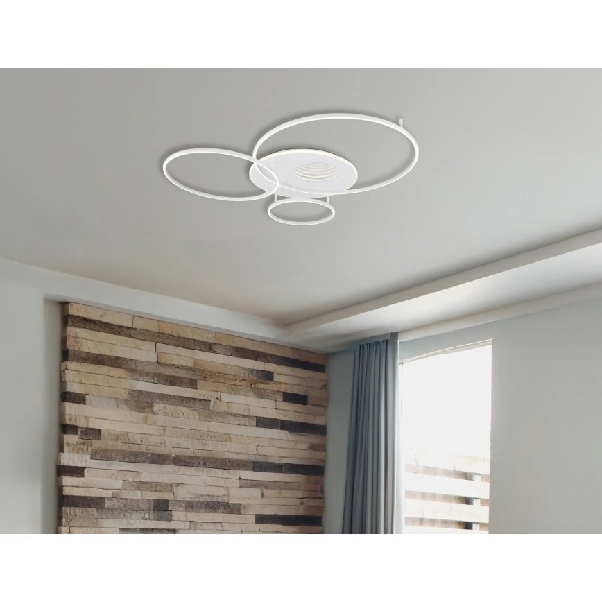 Globo - LED-himmennettävä kattovalaisin LED/70W/230V 2700-6500K 105x26,5 cm valkoinen + kauko-ohjain