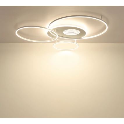 Globo - LED-himmennettävä kattovalaisin LED/70W/230V 2700-6500K 105x26,5 cm valkoinen + kauko-ohjain