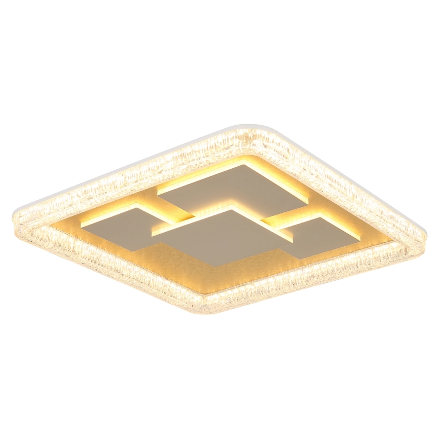 Globo - LED-kattovalaisin LED/40W/230V 3000K 48,8x48,8 cm kultainen