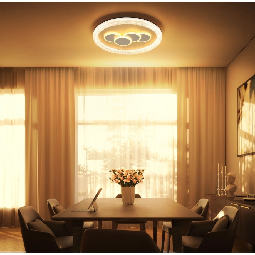 Globo - LED-kattovalaisin LED/40W/230V 3000K halkaisija 49,5 cm kultainen