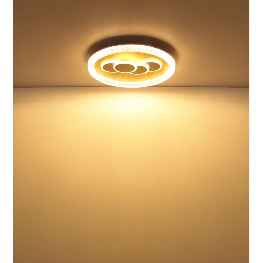 Globo - LED-kattovalaisin LED/40W/230V 3000K halkaisija 49,5 cm kultainen