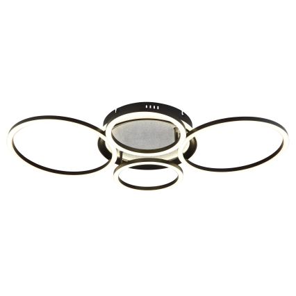 Globo - LED-kattovalaisin LED/40W/230V 4000K 72x52 cm musta