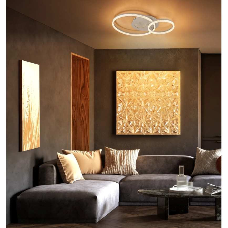 Globo - beige LED-kattovalaisin LED/30W/230V 3000K 70x50 cm