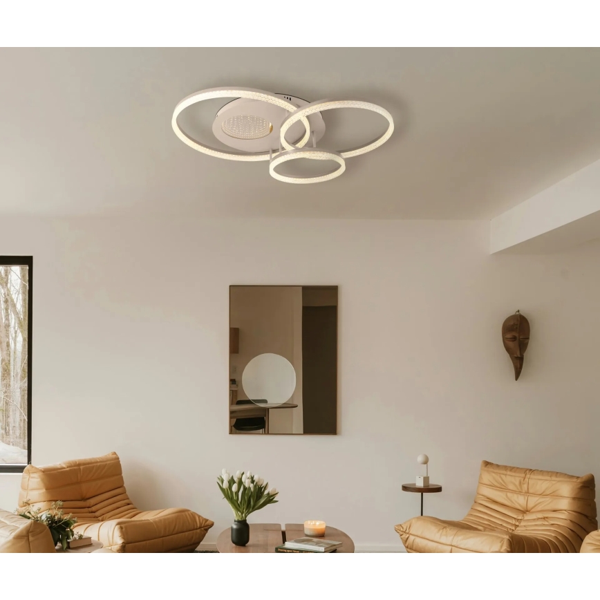 Globo - LED-kattovalaisin LED/40W/230V 3000K 78x60 cm beige
