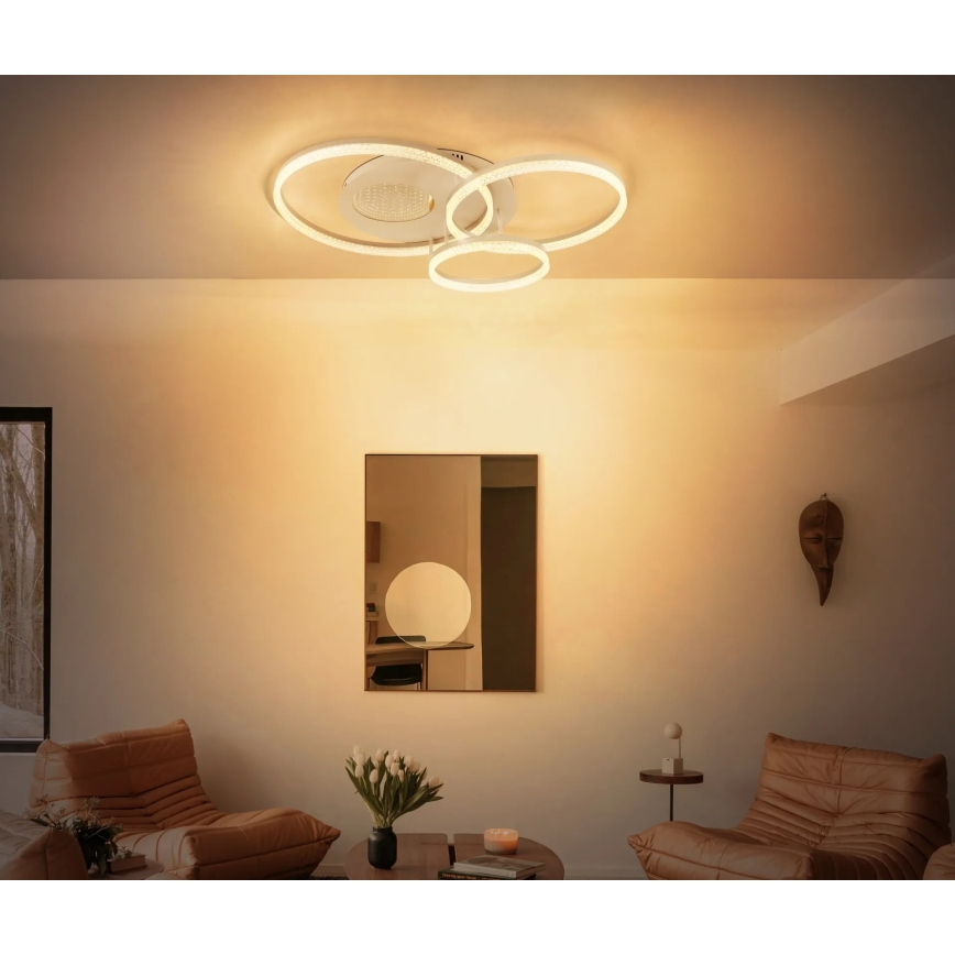 Globo - LED-kattovalaisin LED/40W/230V 3000K 78x60 cm beige