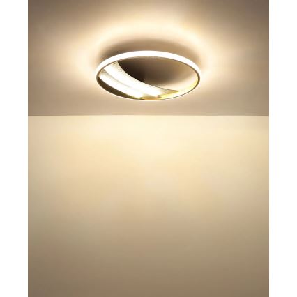 Globo - LED-kattovalaisin LED/24W/230V 3000/4000/6000K Ø 41 cm kultainen