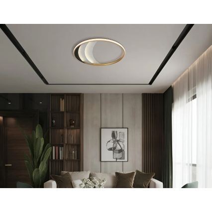 Globo - LED-kattovalaisin LED/40W/230V 3000/4000/6000K halkaisija 52 cm kullanvärinen