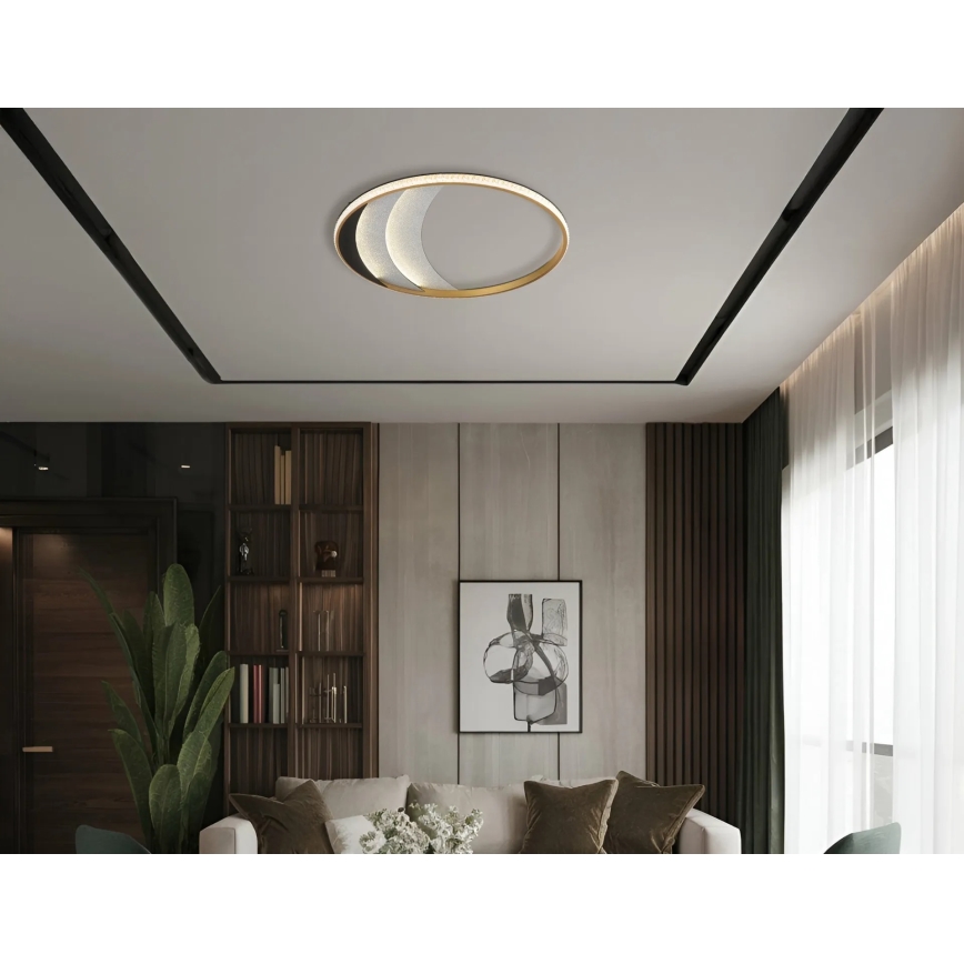 Globo - LED-kattovalaisin LED/40W/230V 3000/4000/6000K halkaisija 52 cm kullanvärinen