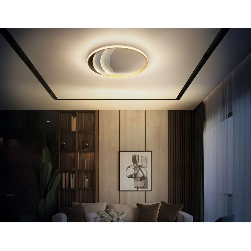 Globo - LED-kattovalaisin LED/40W/230V 3000/4000/6000K halkaisija 52 cm kullanvärinen