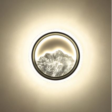 Globo - LED-kattovalaisin LED/28W/230V 3000/4200/6000K Ø 39,5 cm, hopea