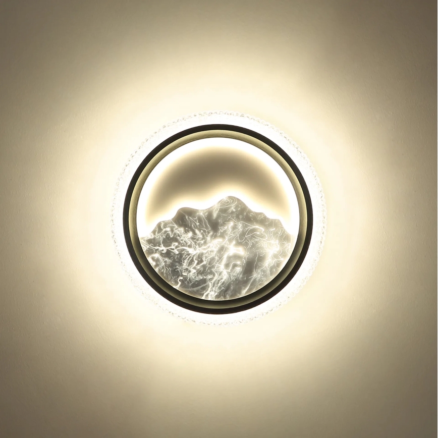 Globo - LED-kattovalaisin LED/28W/230V 3000/4200/6000K Ø 39,5 cm, hopea