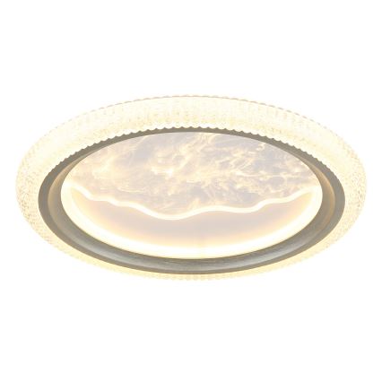 Globo - LED-kattovalaisin LED/28W/230V 3000/4200/6000K Ø 39,5 cm, hopea