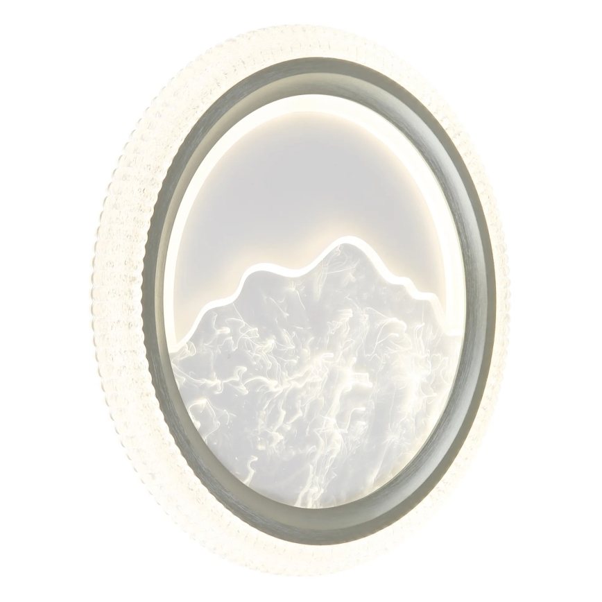 Globo - LED-kattovalaisin LED/28W/230V 3000/4200/6000K Ø 39,5 cm, hopea