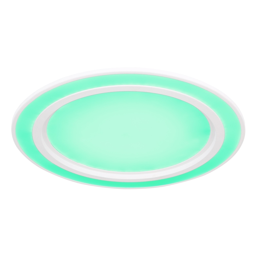 Globo - Himmennettävä LED-RGB-kattovalaisin LED/15W/230V + LED/15W + kauko-ohjaus