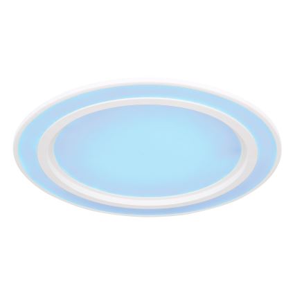 Globo - Himmennettävä LED-RGB-kattovalaisin LED/15W/230V + LED/15W + kauko-ohjaus