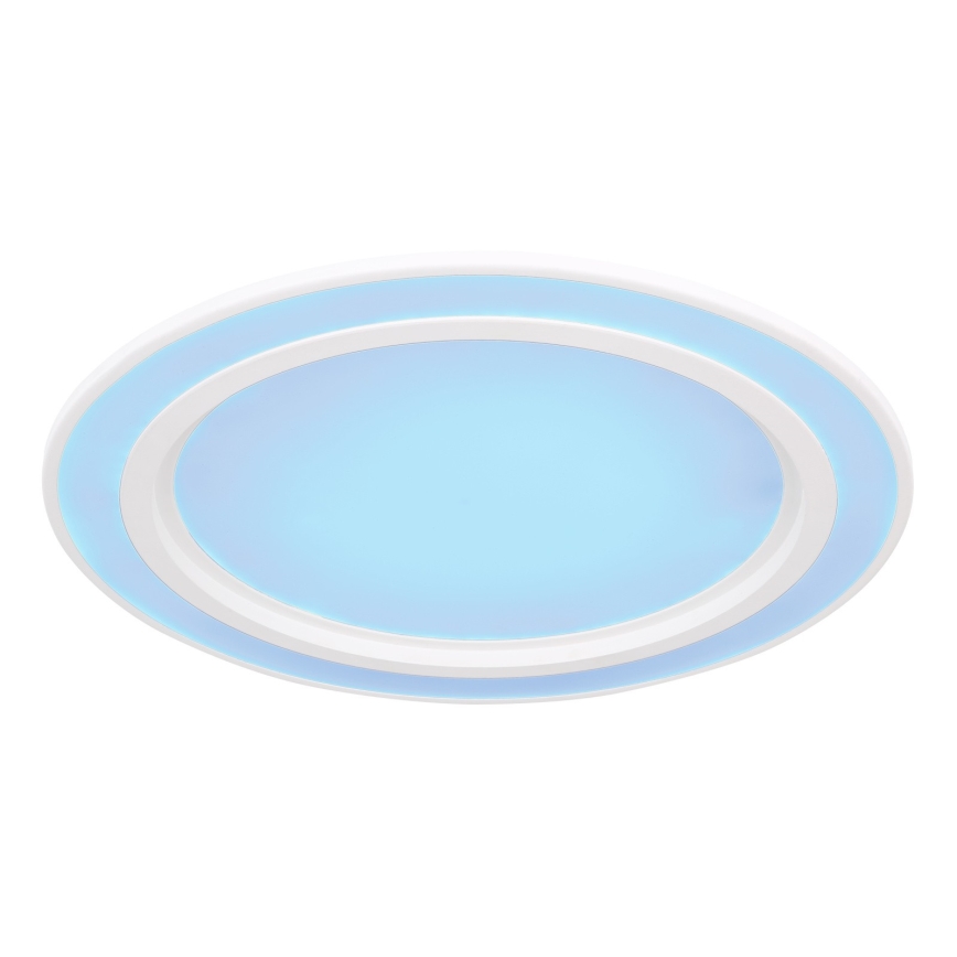 Globo - Himmennettävä LED-RGB-kattovalaisin LED/15W/230V + LED/15W + kauko-ohjaus