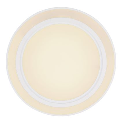 Globo - Himmennettävä LED-RGB-kattovalaisin LED/15W/230V + LED/15W + kauko-ohjaus