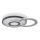 Globo 48552D4 - LED kattovalaisin BRIENNA LED/40W/230V 43x52 cm valkoinen/harmaa