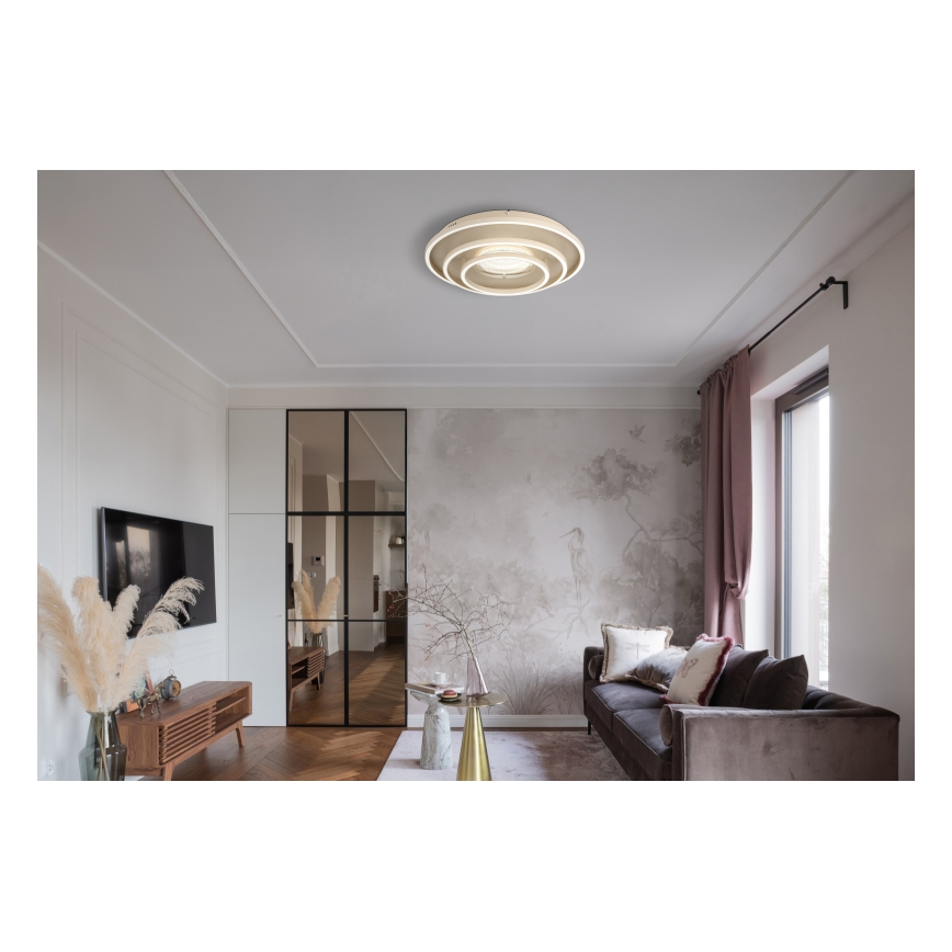Globo - LED-kattovalaisin LED/40W/230V 3000/4000/6000K halkaisija 51 cm beige