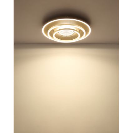 Globo - LED-kattovalaisin LED/40W/230V 3000/4000/6000K halkaisija 51 cm beige