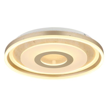 Globo - LED-kattovalaisin LED/40W/230V 3000K Ø 50 cm travertiini