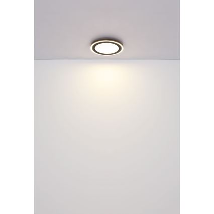 Globo - LED-kattovalaisin LED/24W/230V 4000K halkaisija 34 cm musta