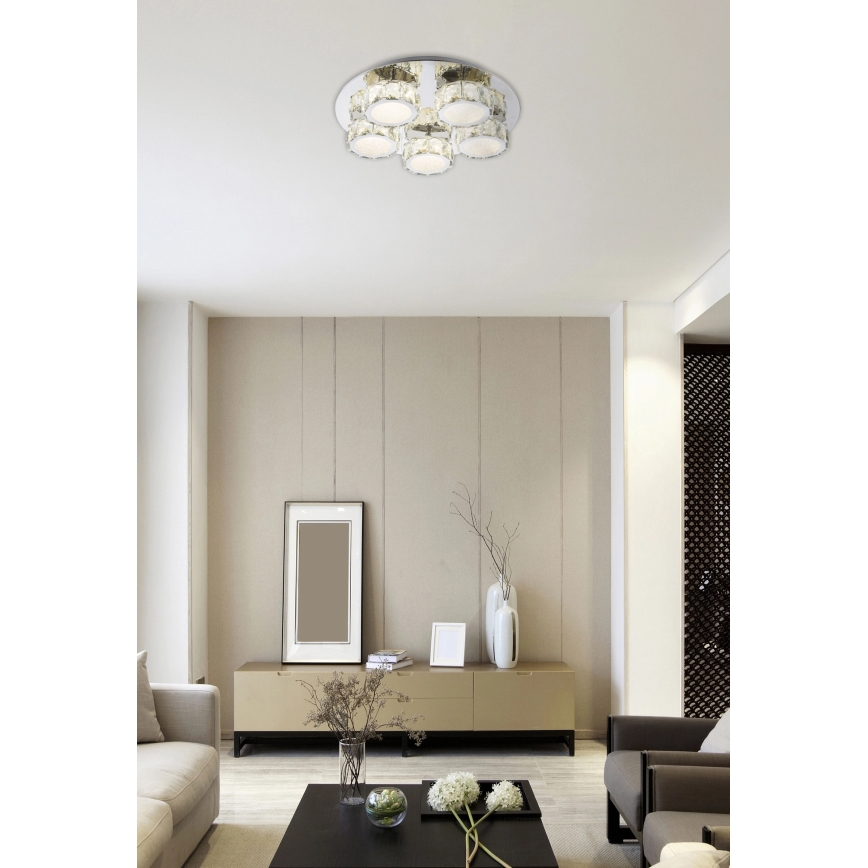 Globo - Himmennettävä LED-kattovalaisin LED/40W/230V 4000K halkaisija 40 cm