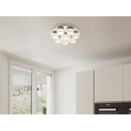 Globo - Himmennettävä LED-kattovalaisin LED/64W/230V 4000K halkaisija 50 cm