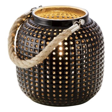 Globo 50770108 - Koristeellinen pöytälamppu BOLA 1xE14/40W/230V musta